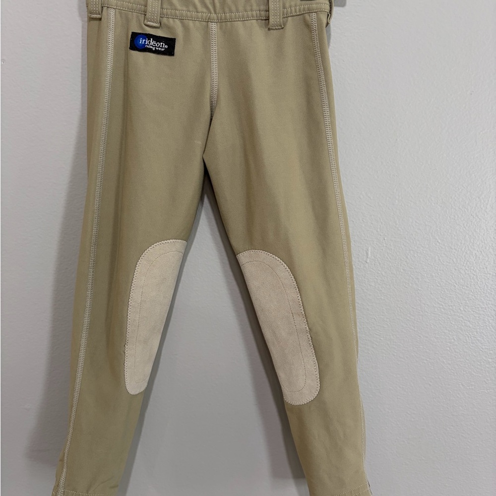 Irideon Kids Tan Riding Pants XS Equestrian Breeches
